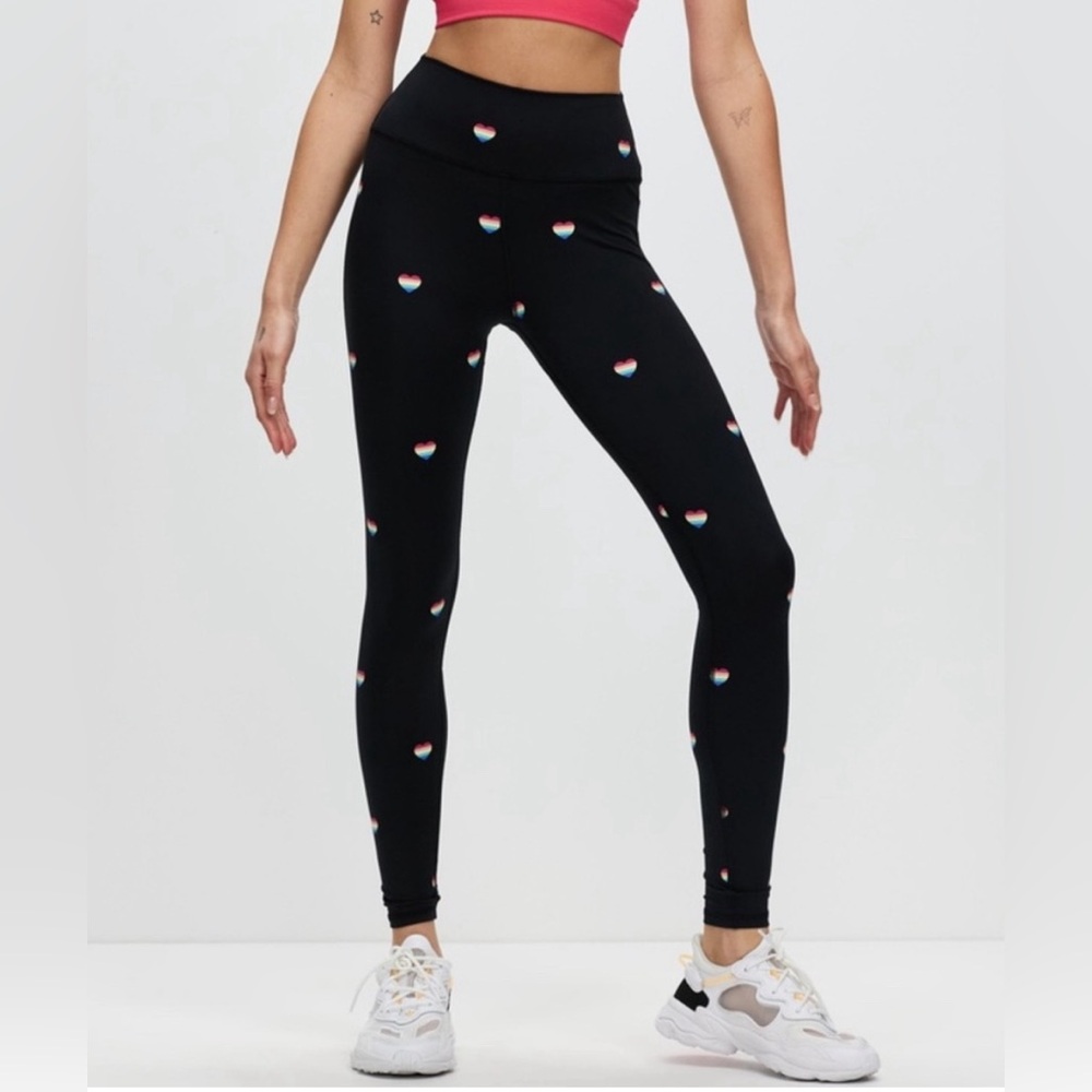 spiritual gangers leggings rainbow heart
